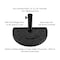 Pure Garden 20lbs Half-Round Umbrella Base, Black 50-146 - alternate 4